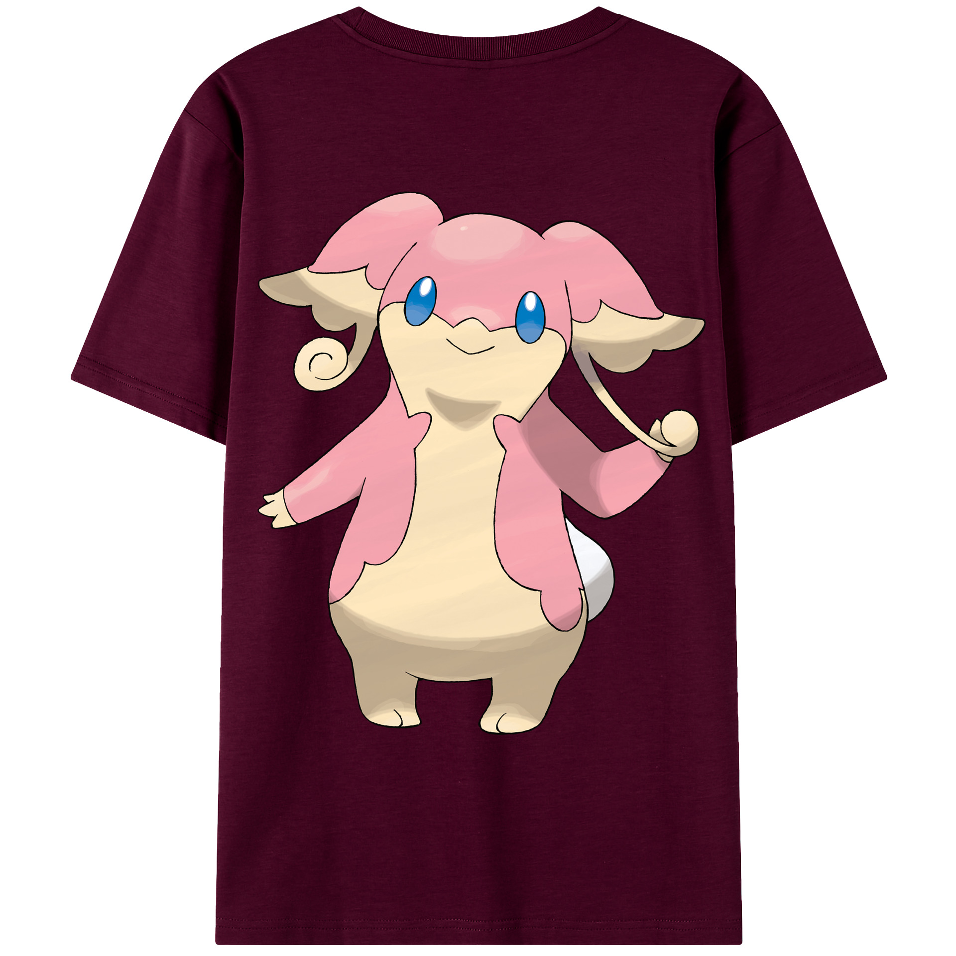（画像用） ポケットモンスター Pokémon レディース半袖Tシャツ(バックプリント)